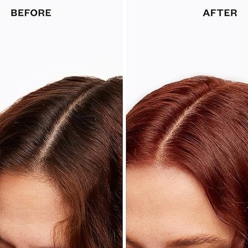 IGK Permanent Hair Color Kit - 6R Smoky Scarlet | Intense Auburn | 100% Gray Coverage, Strength & Shine