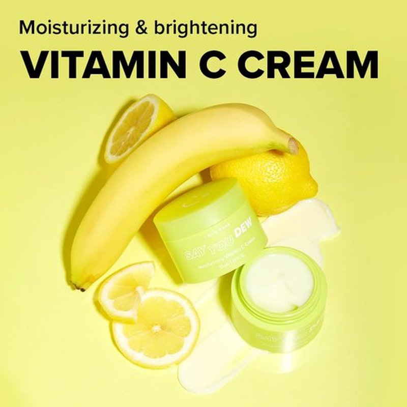 I DEW CARE Vitamin C Face Moisturizer - Say You Dew | Korean Skin Care Routine Panthenol, Niacinamide, Non-irritating, Hydrate and Illuminate Glass Smoother Skin, 1.69 FL Oz