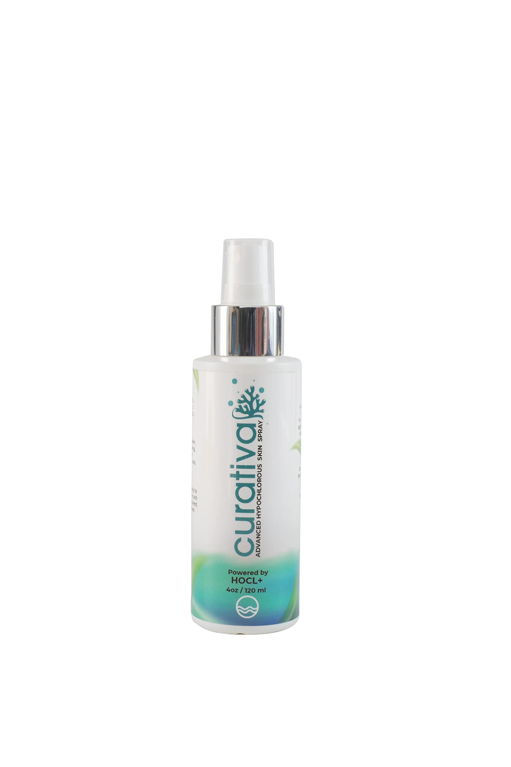 Curativa Bay 0.02% Hypochlorous Skin Spray – 4 oz – Organic, Vegan, Hypoallergenic Ingredients – Made in USA