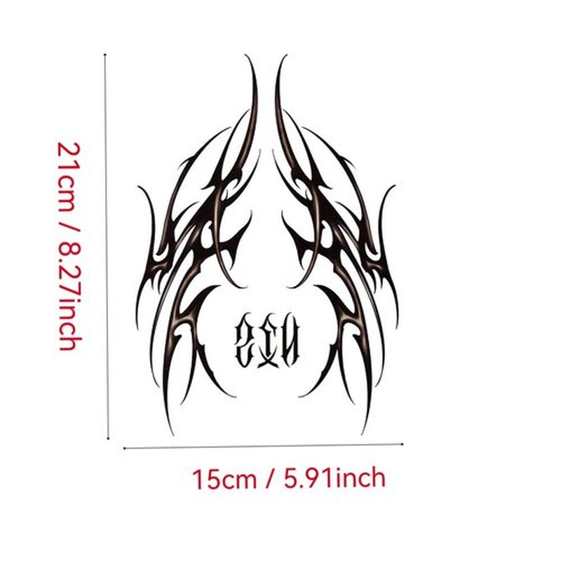 Fake Dragon Sleeve Tattoo Stickers for Women Temporary Long Lasting Temp Dragon Temporary Tattoos for Adults (TS158)