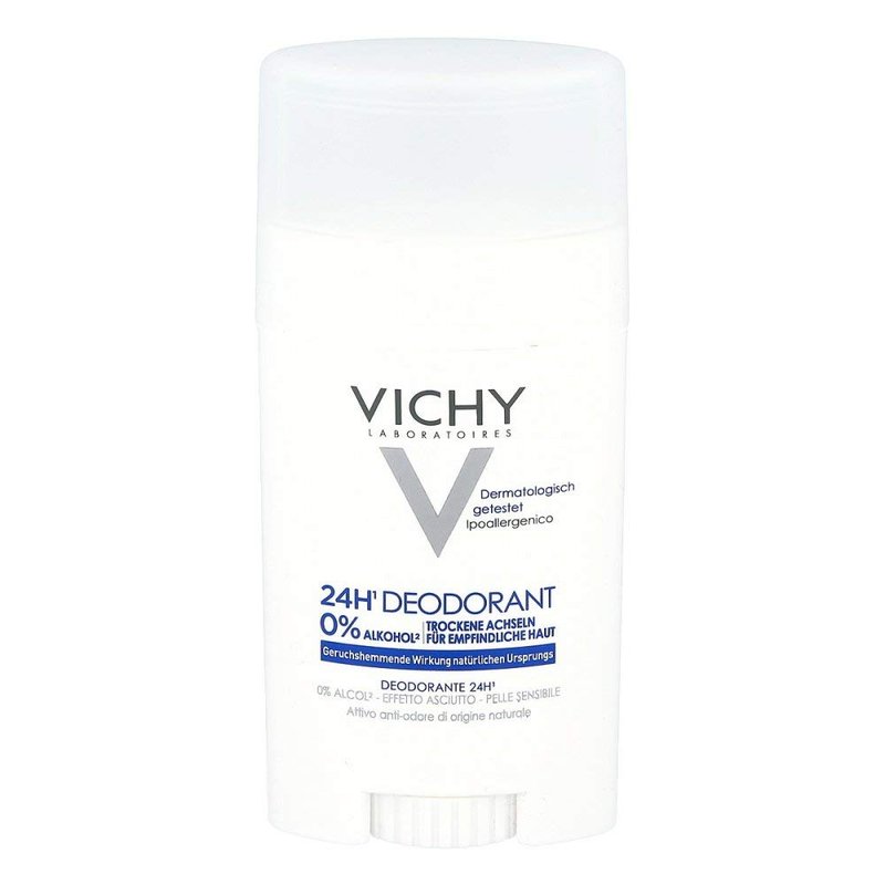Vichy 24-Hour Dry-Touch Deodorant Stick - Aluminum-Free Formula, 1.35 Oz.