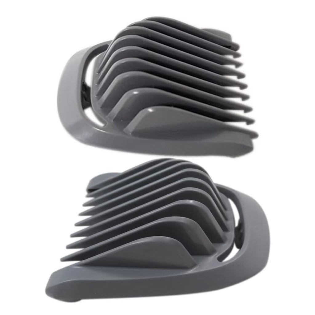 Latest Version Trimmer Replacement 1mm+2mm Beard Stubble Hair Guide Guard Comb for P-hilips N-orelco Multigroom MG3750 MG3760 MG5750 MG5760 MG7750 MG7770 MG7790 MG7791