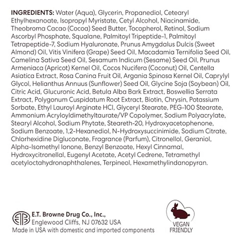 Palmer's Cocoa Butter Formula Face Cream, Skin Therapy Retinol-10 Moisturizer, 2.7 Oz, Vitamin E & Hyaluronic Acid, Helps Reduce Fine Lines & Uneven Skin Tone, 48Hr Moisture, Dermatologist Approved
