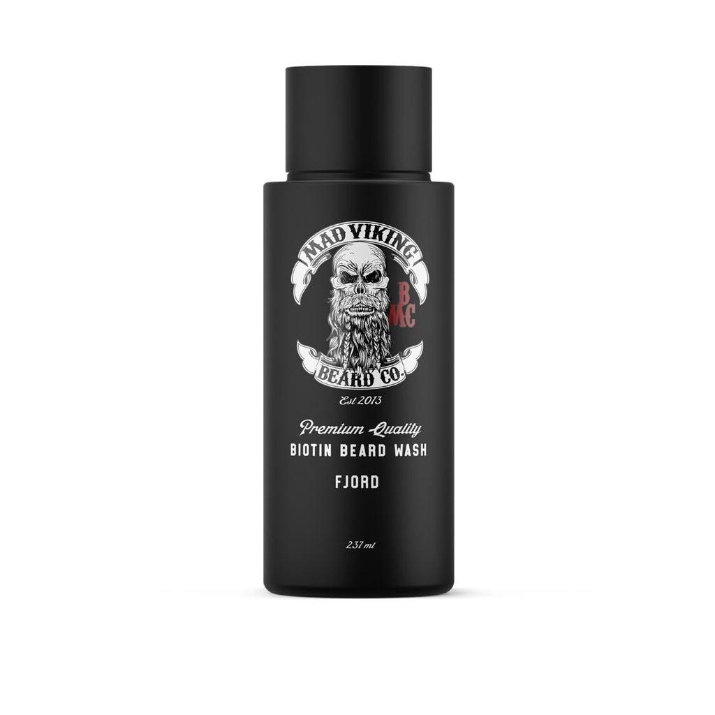 Mad Viking Fjord Biotin Beard Wash for Men 8 oz