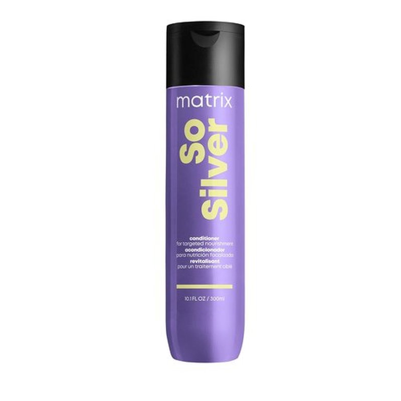 Matrix So Silver Deep Conditioning Conditioner - Repair Dull Blonde & Silver Hair | Vegan, Non-Color Depositing, 8.5 oz