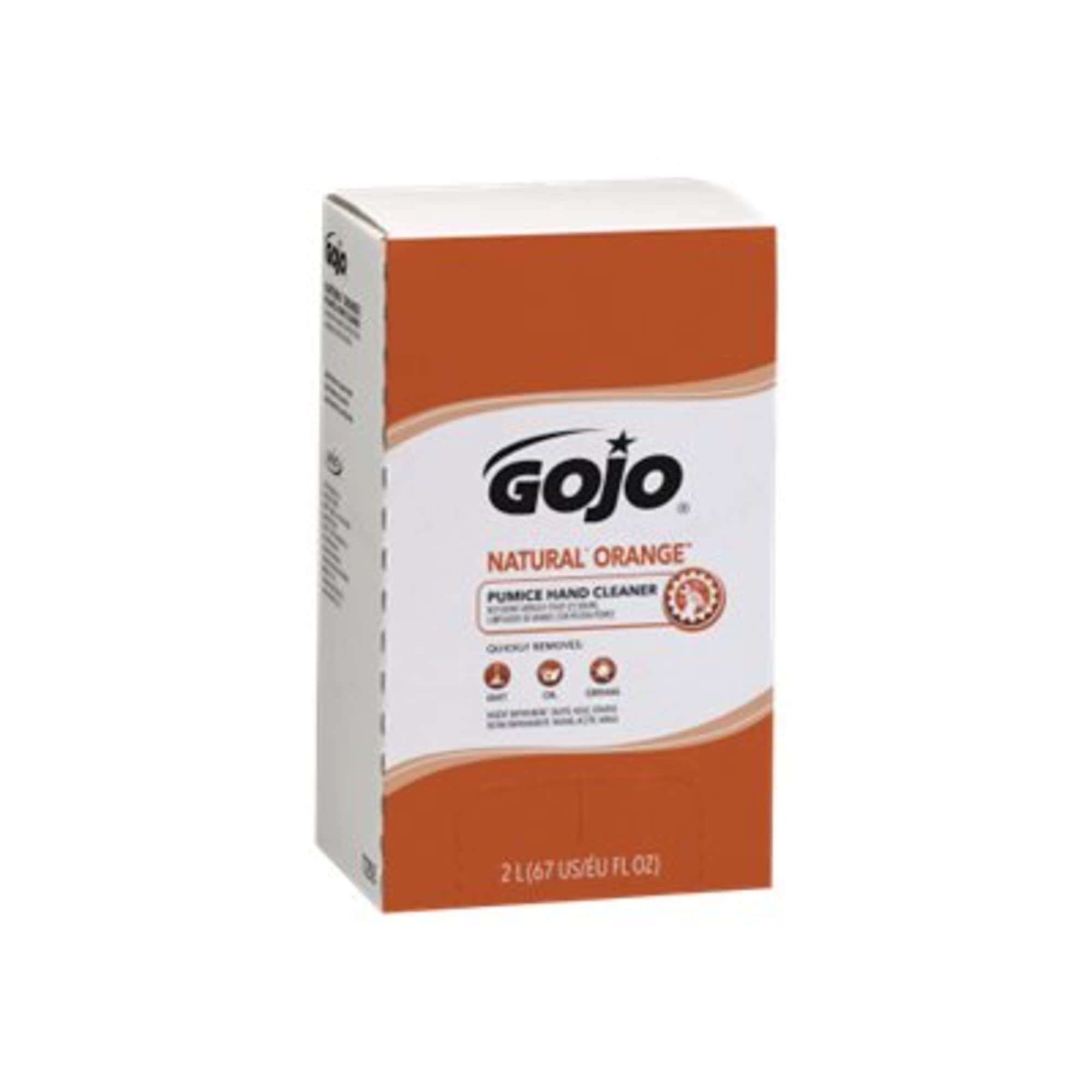 GOJO Natural Orange Pumice Hand Cleaner, 2000 mL, Quick Acting Lotion, Refill PRO TDX Dispenser, Pack of 4