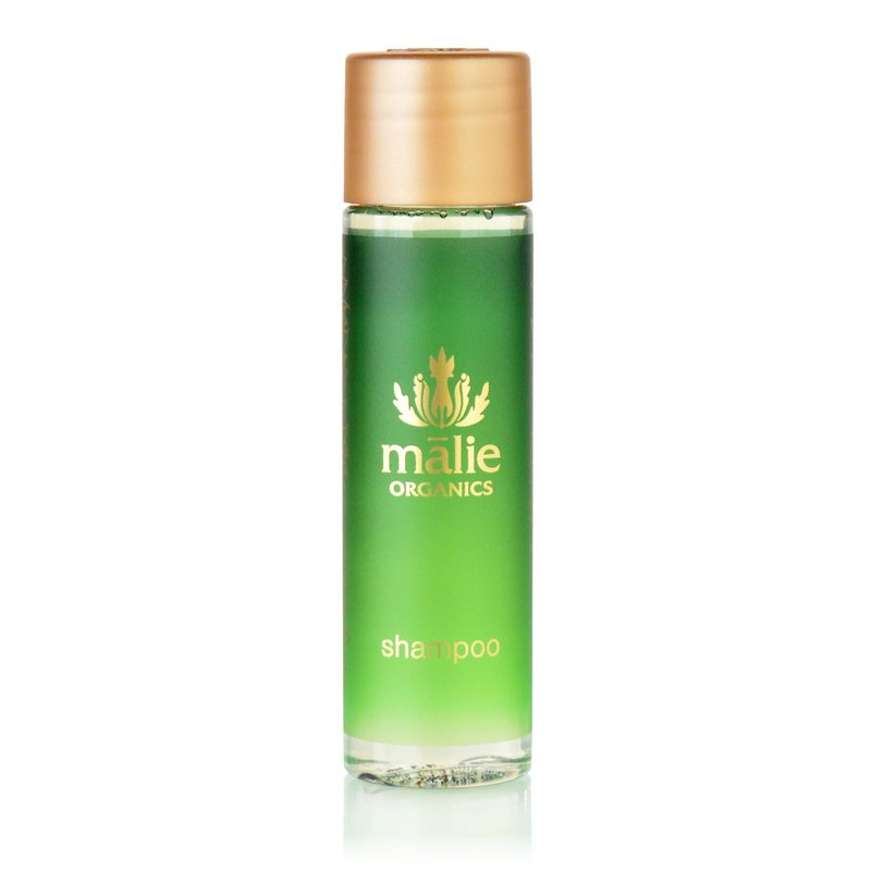 Mālie Organics Shampoo, Kōke‘e, 2.5 oz Travel Size, Daily Cleansing Shampoo for All Hair Types, Kukui Nut Oil + Macadamia Nut Oil, Vegan