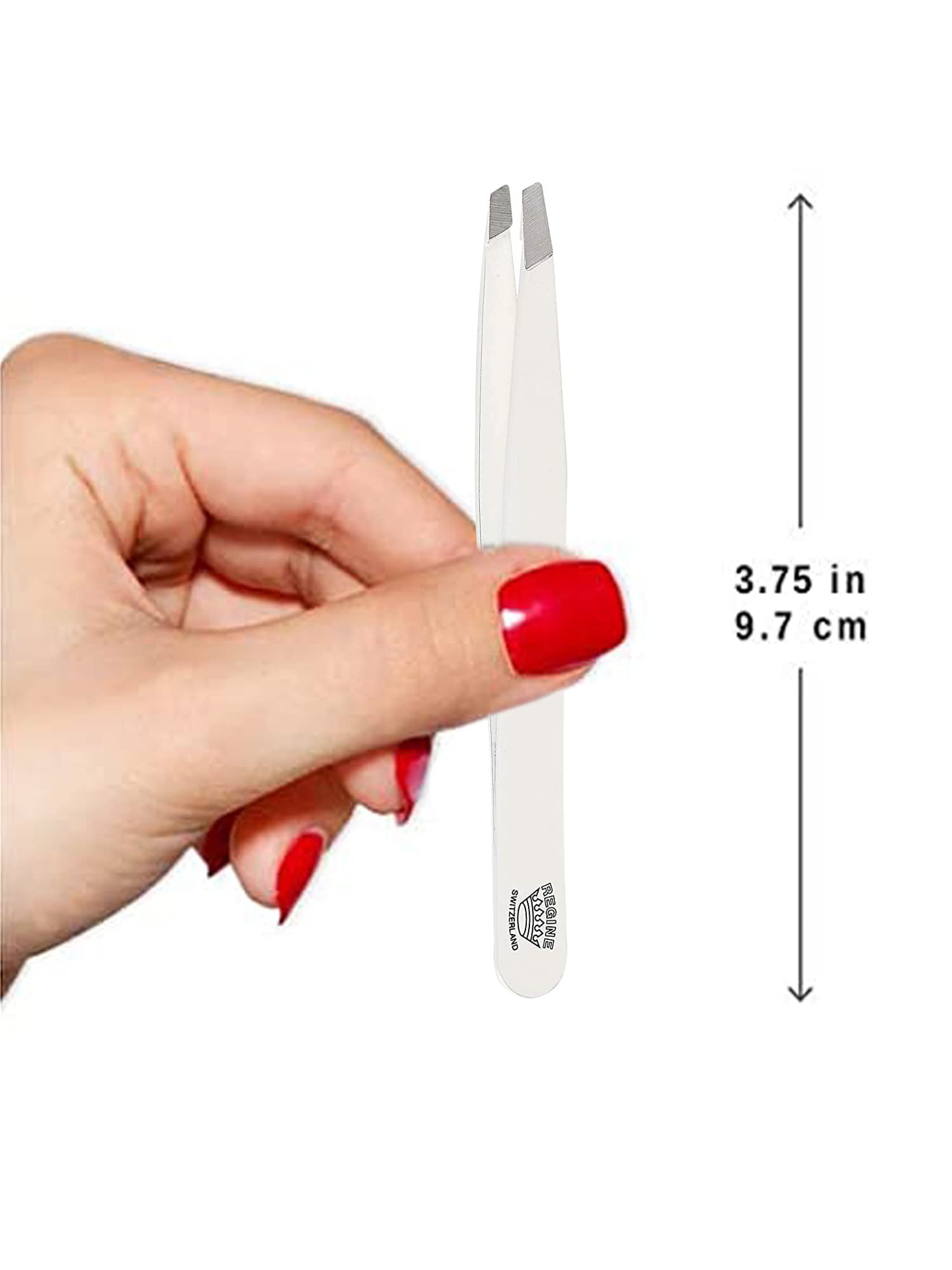 Regine Switzerland Slant Tweezer - Swiss Made Professional Eyebrow Remover