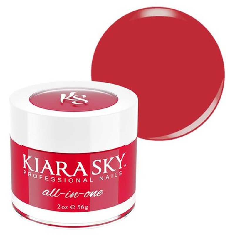 Kiara Sky All-In-One Acrylic Nail Powder | Multi-Use Dip & Acrylic Powder | Sculpting, Overlay & Dipping 2 oz, Red Flags