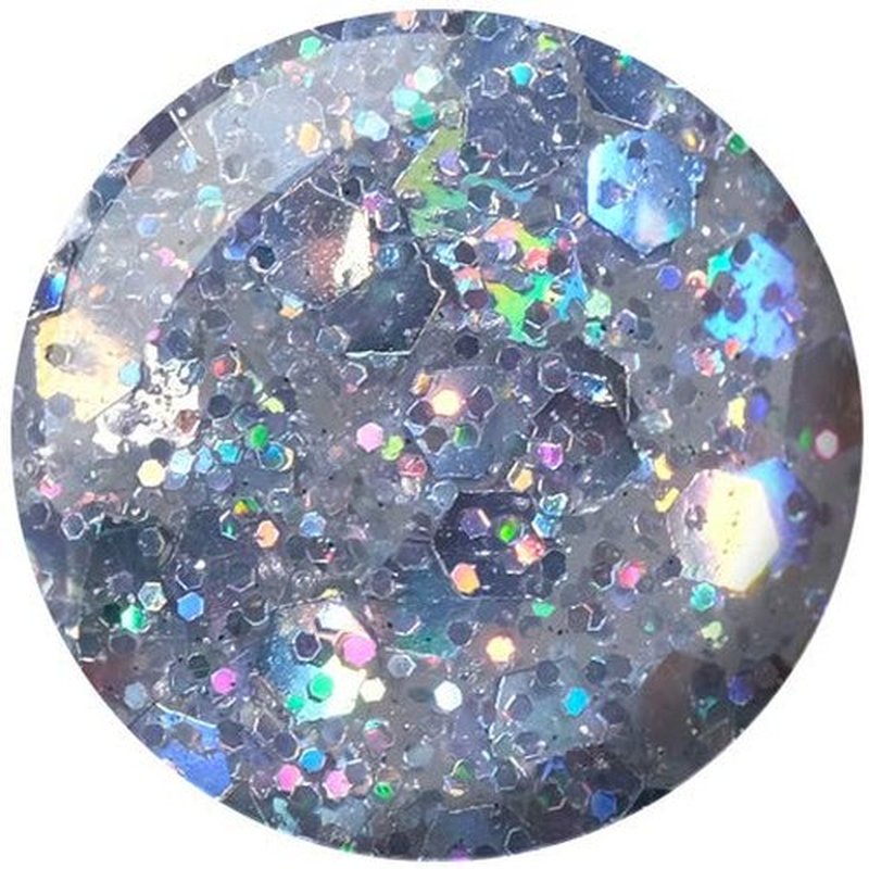 DND Gel Polish Set - Multi Glitter Collection with UV/LED Gel & Air Dry Nail Lacquer | 0.5 Fl Oz Each