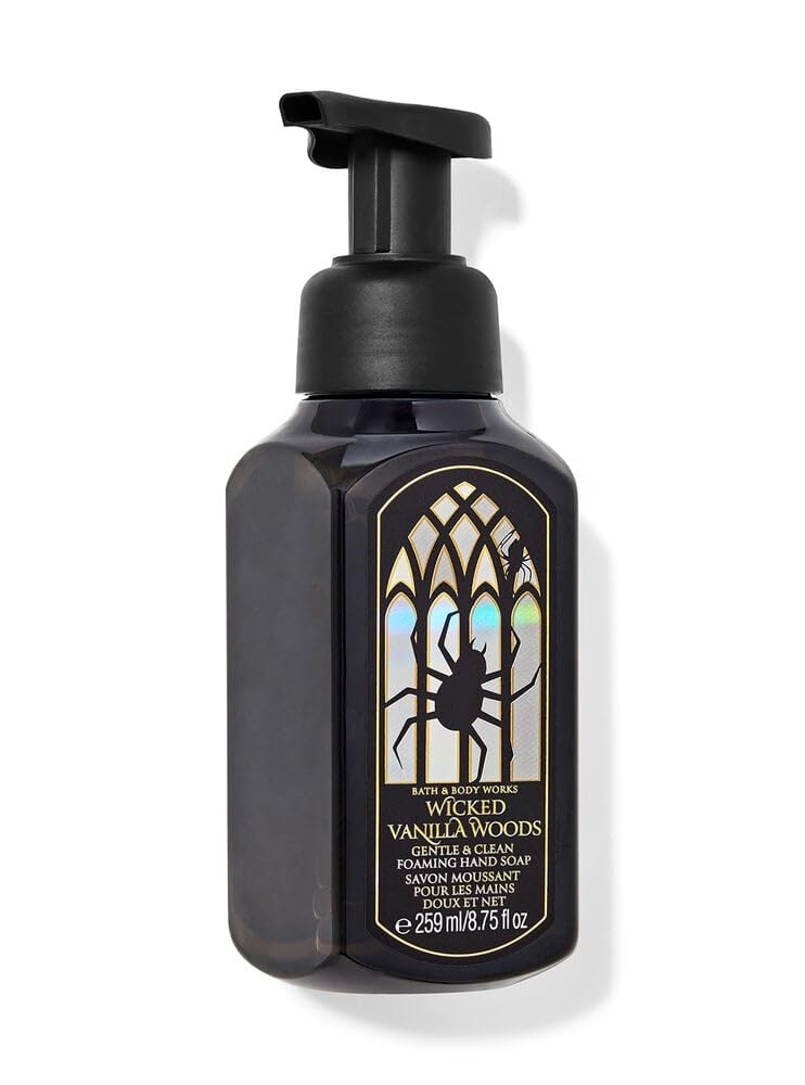 Wicked Vanilla Woods Gentle & Clean Foaming Hand Soap, 8.75 fl oz/ 259 mL, Full Size, Pack of 1 (Packaging May Vary)