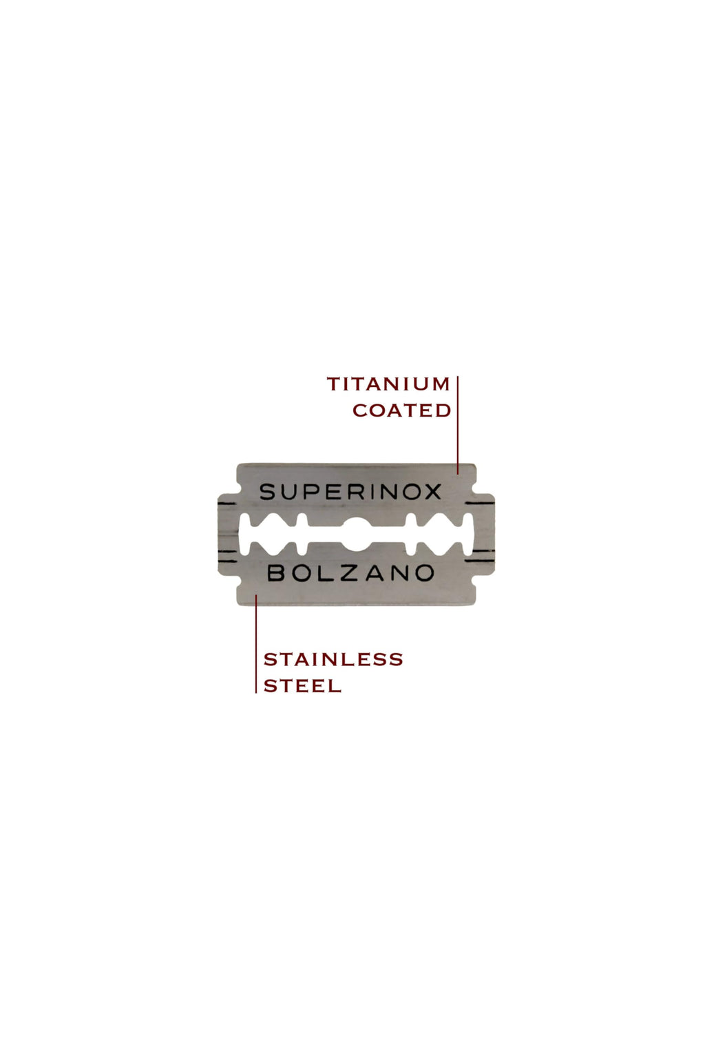 Bolzano, Bolzano Razor Blades, 100 Pack