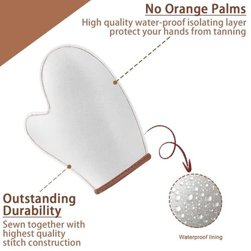 Tanning Mitt Self Tanner Mitt 4 Pack Self Tanning Mitt Tanning Brush for Self Tan Mitt Tanning Glove Self Tanner Brush Back Tanning Applicator