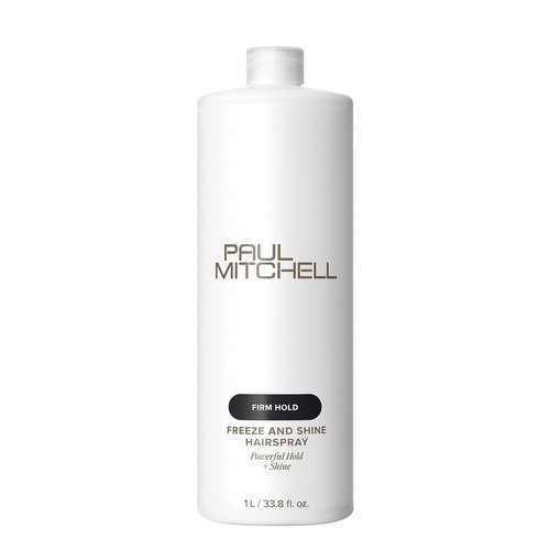 Paul Mitchell Freeze and Shine Hairspray - Maximum Hold & Shiny Finish for Coarse Hair