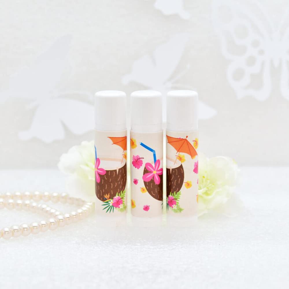 Custom Lip Gloss Balm Waterproof Stickers Labels, Personalized Chapstick Labels,Lip Gloss Labels Customize for Tubes (20 Pcs,45x52mm)