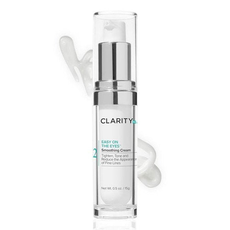 ClarityRx Smoothing Eye Cream - Natural Anti-Aging Formula for Dark Circles | 0.5oz Hyaluronic Acid