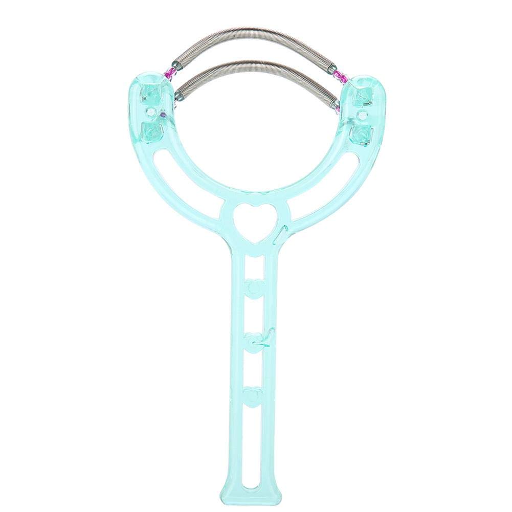 ANGGREK Hair Remover Portable Face Lips Hair Epilator Removal Plastic Spring Device Beauty Tool 2 Colors(Green)