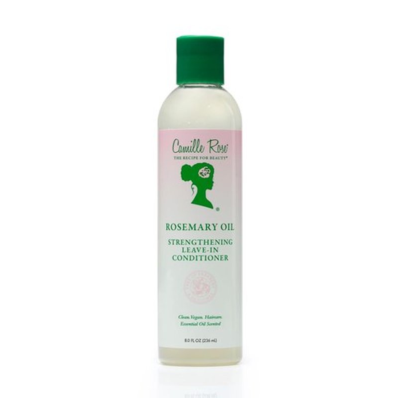 Camille Rose Leave-in Conditioner, Rosemary Oil – Deep Conditioning for Hair Strengthening, Detangling, Dry Scalp Moisturizer, 8 Oz