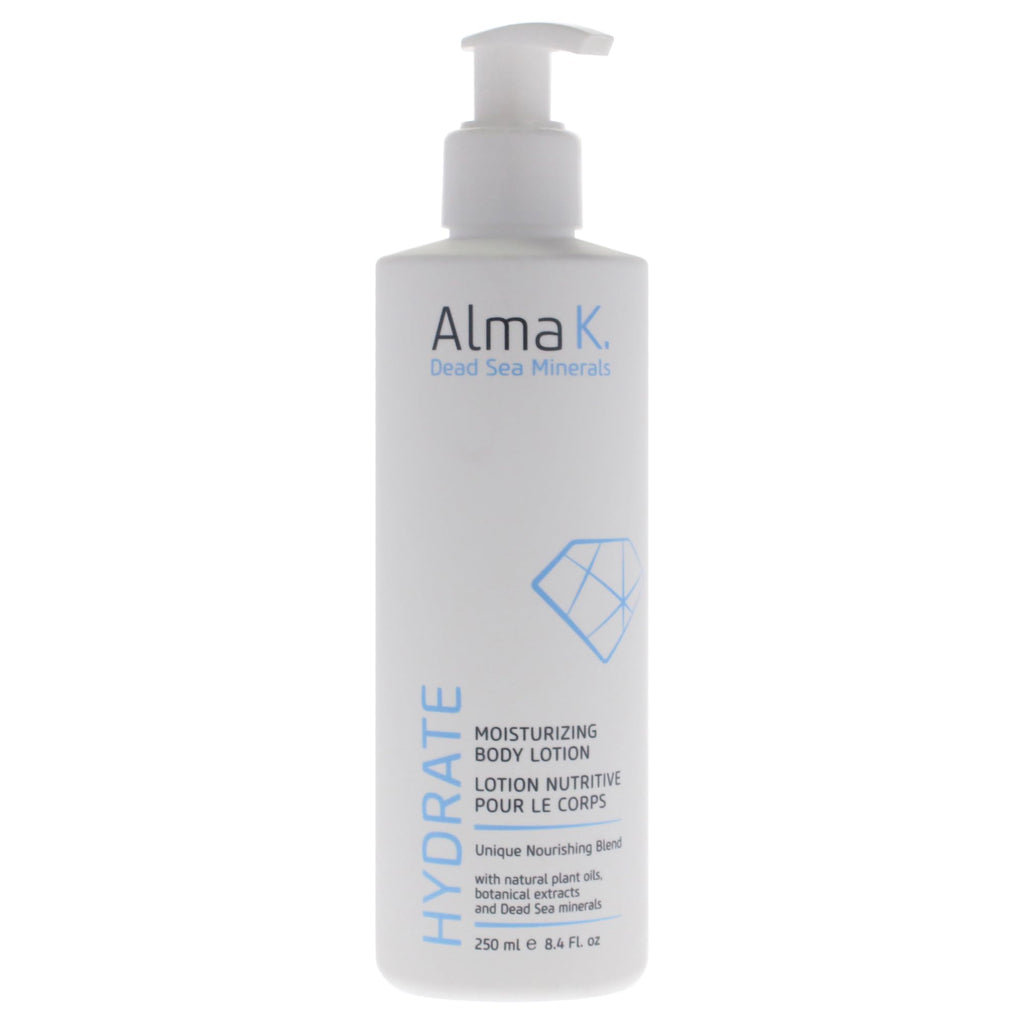 Alma K Moisturizing Body Lotion - Infused with Dead Sea Minerals - Vitamin E - Hydrating Body Lotion for Women - Body Lotion for Dry Skin - 8.4 oz