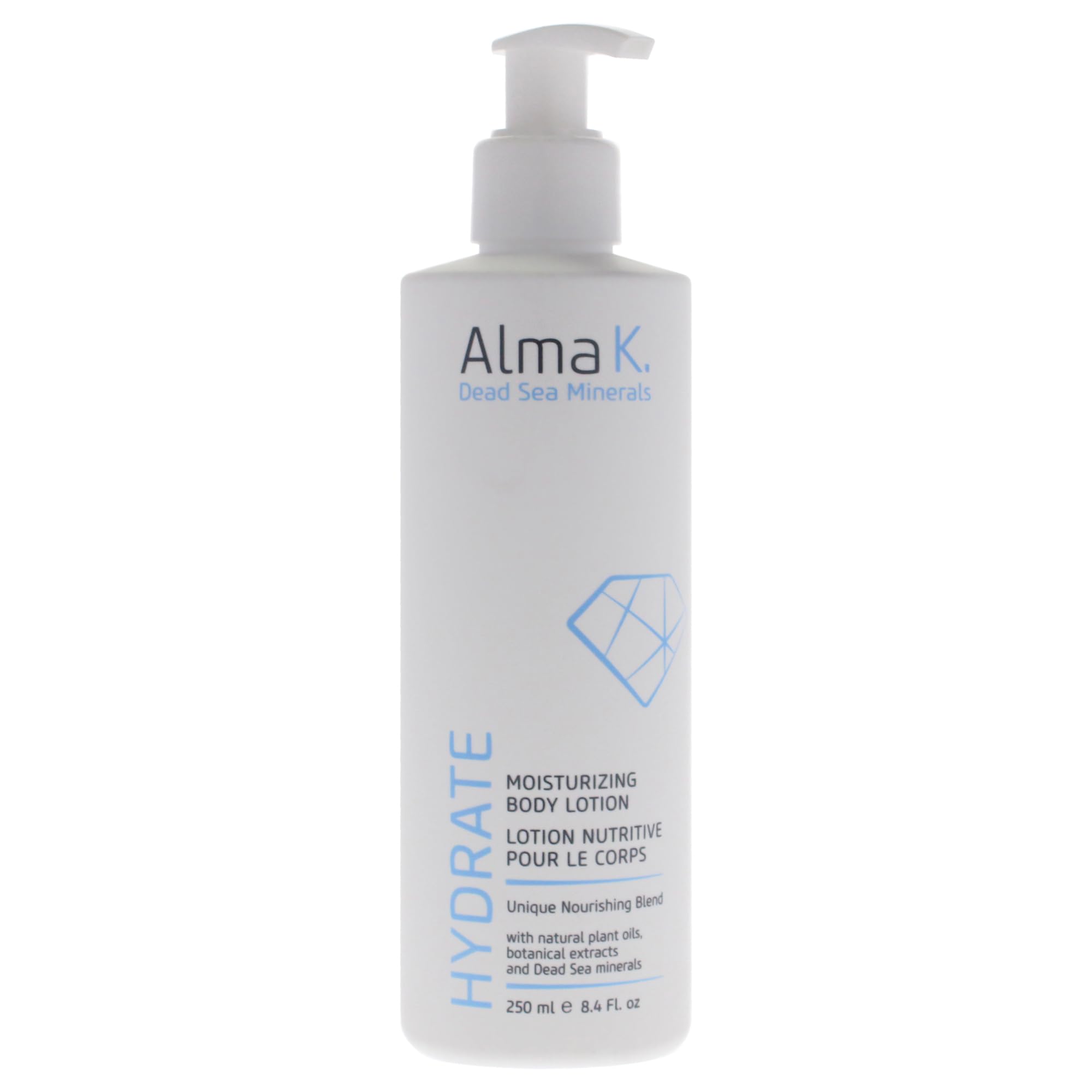 Alma K Moisturizing Body Lotion - Infused with Dead Sea Minerals - Vitamin E - Hydrating Body Lotion for Women - Body Lotion for Dry Skin - 8.4 oz
