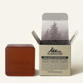 Alaskacube Deo Wood Shower Bath Soap Bar Luxurious Sandalwood Woody Scent Eliminates Body Odor Long Lasting Rich Foam | Body Wash, Shampoo, Deodorant for Men Women Luxury Perfumed Perfect for Gift