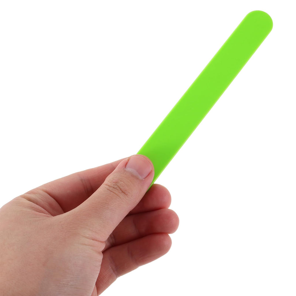 minkissy 25Pcs Reusable Plastic Tongue Depressors for Oral Smooth Edges Durable Scrapers for Adults for Pediatric Use DIY Projects