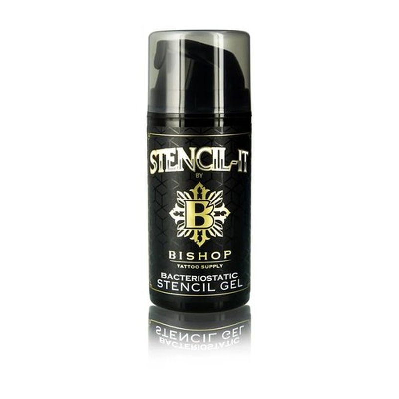 Bishop Tattoo Supply Stencil-It Stencil Gel, Tattoo Transfer Gel, Tattoo Stencil Gel, Tattoo Supplies, Tattoo Accessories for Professional Tattoo Artists, Made in USA, 3.3 Ounces