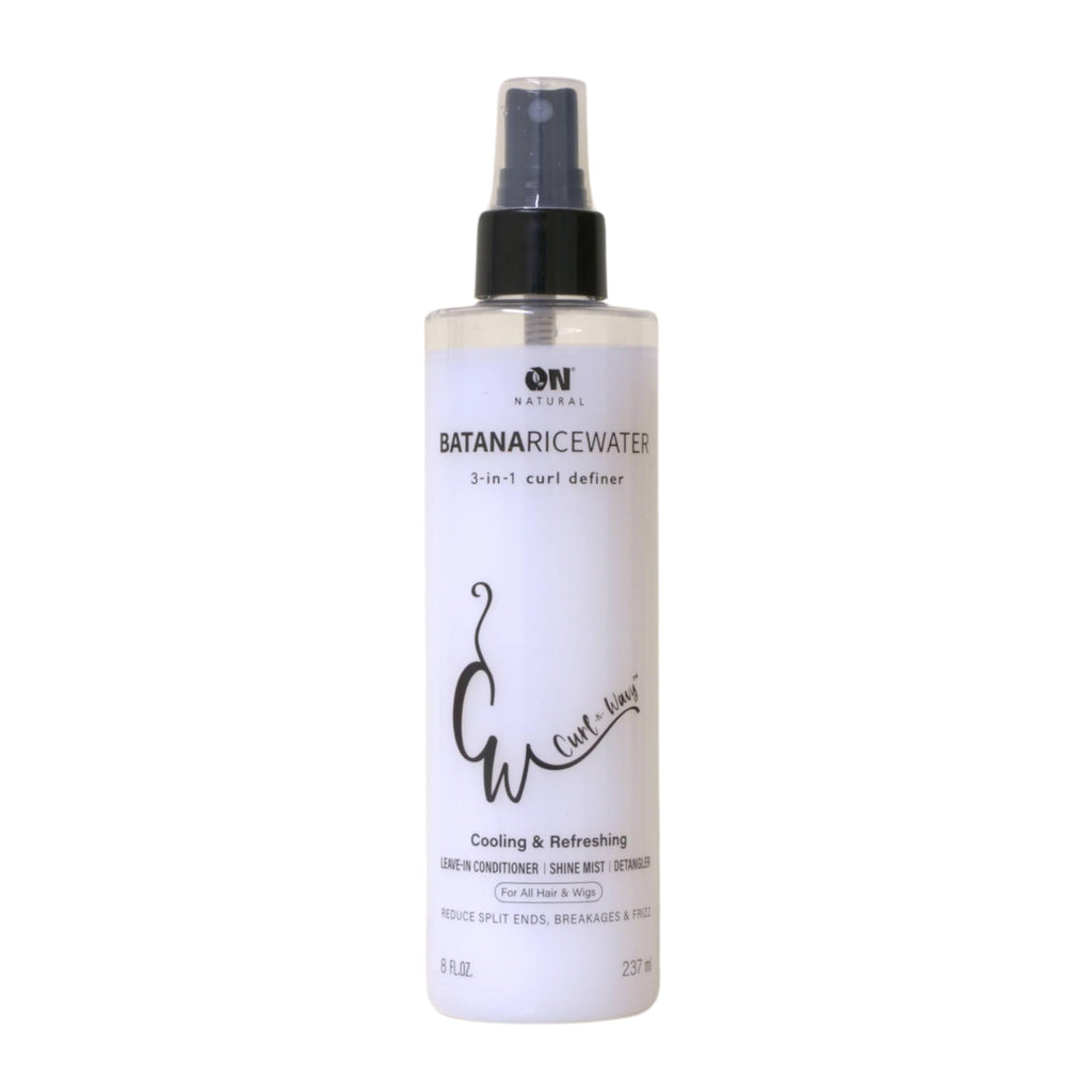 On Natural Curl-N-Wavy 3-in-1 Curl Definer (8 OZ, Batana Rice Water)