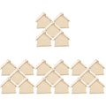 Angoily 20 Pcs DIY Piggy Bank Kids Unfinished Wood House Piggy Bank Coin Saving Box Change Container Craft Kit for Children to Decorate Doodle and Save Coins 4.13 X 8.66 X 3.93 in