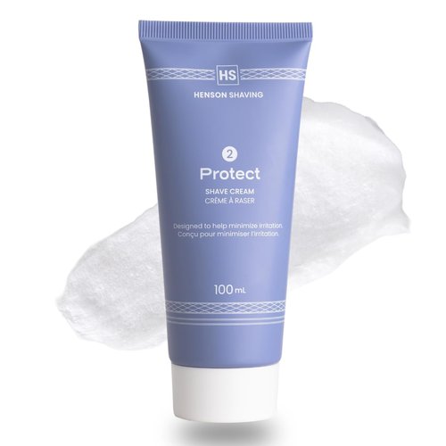 Henson Shaving Shave Cream - Gentle Formula for Sensitive Skin | Rich Lather & Protection - 3.4 fl oz