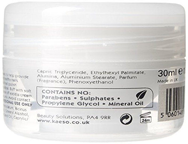 Kaeso Mirror Shine Nail Buffing Cream Buffs 30 ml