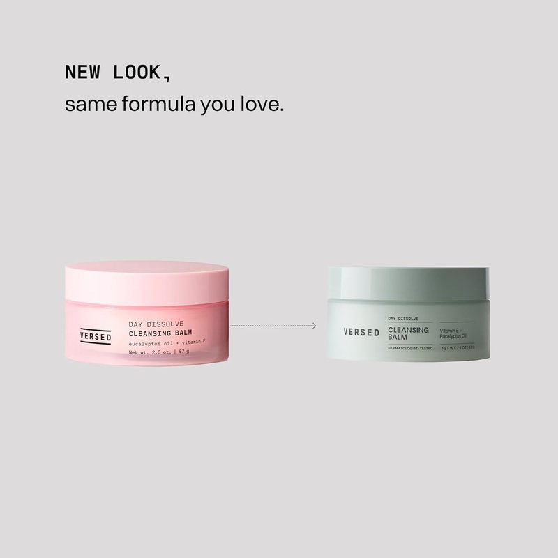 Versed Day Dissolve Cleansing Balm - Gentle Makeup Remover for All Skin Types | 3.5 oz