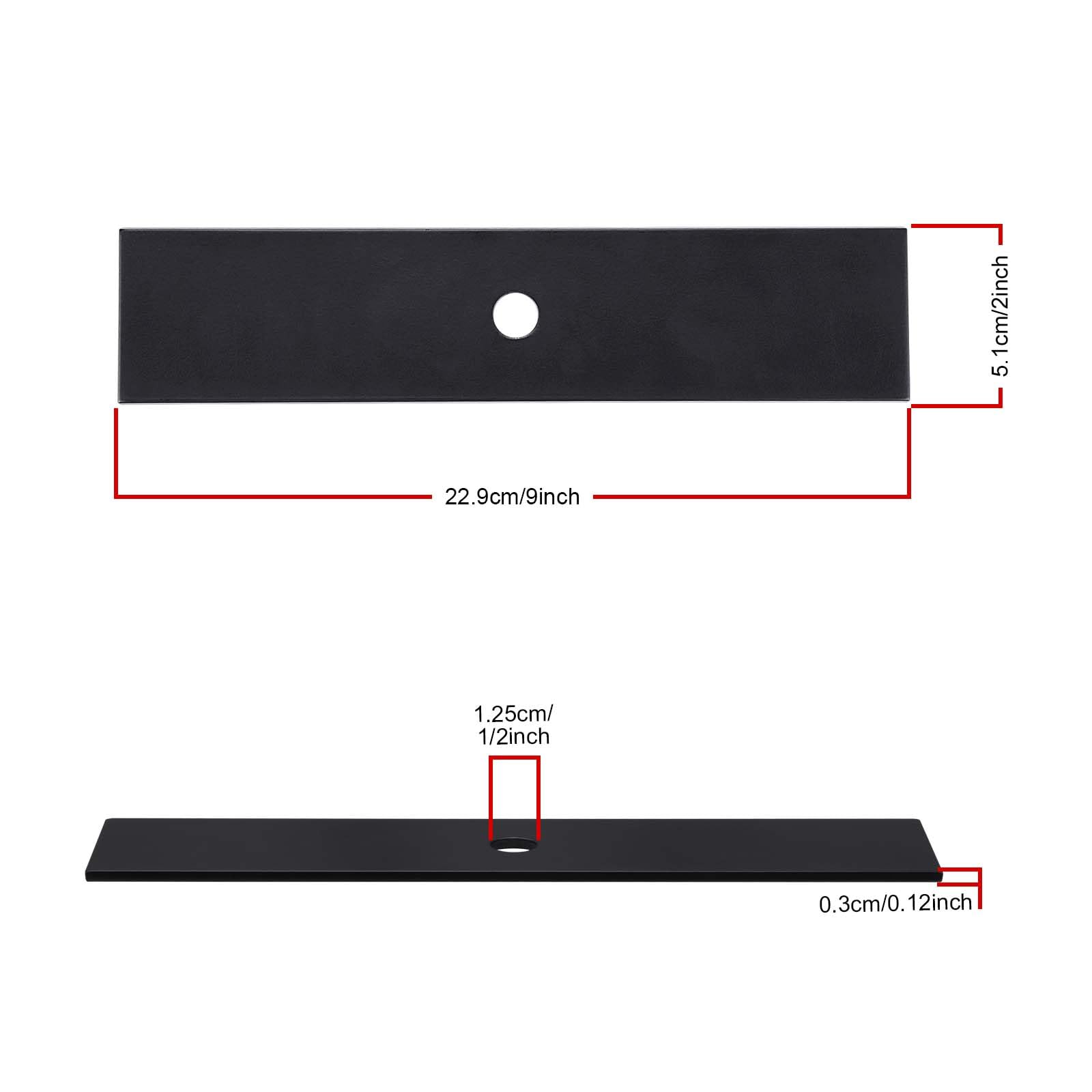 Geosiry 3 Pack Edger Blades 9 x 1/2 Center Hole, 9" x 2" Edger Blade 1/2 Center Hole for Mclane, Power Trim Edgers