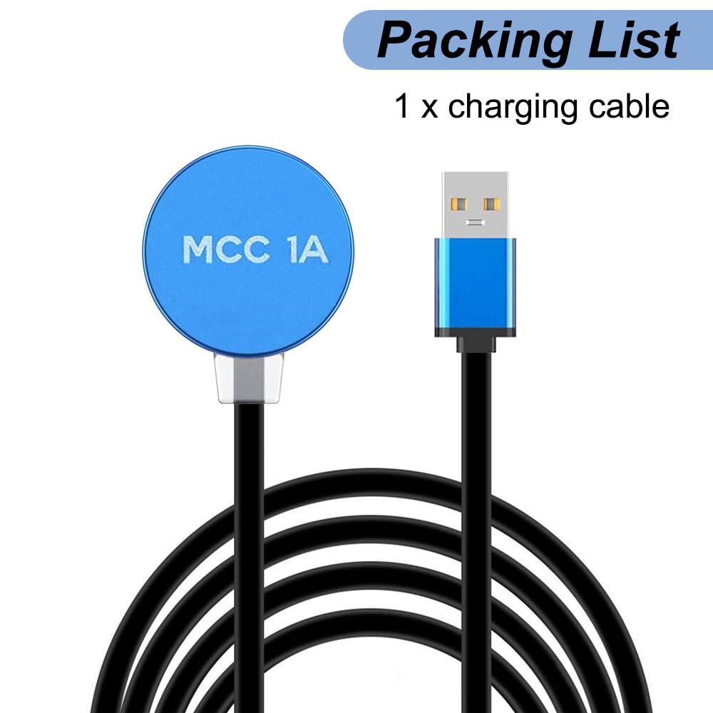 Charger for Olight ArkPro, Arkfeld Ultra, Baldr Pro R, Warrior X, Seeker 2, Obulb, Perun Mini, Valkyrie PL-Pro, Baton3 S2R II - Replacement USB Charging Cable for Flashlights (3.3ft/1m)
