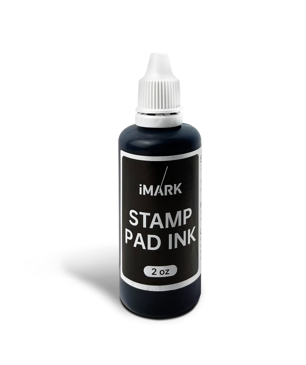 iMARK Premium Refill Ink for Self-Inking Stamps, Daters and Stamp Pads (2 oz, Black)