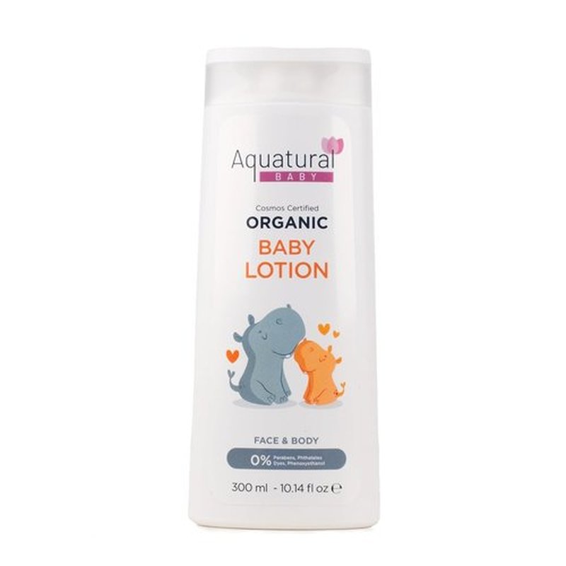 Organic Baby Lotion - Gentle Moisturizer for Newborns & Toddlers | Natural Face & Body Cream, 10.14 Fl Oz