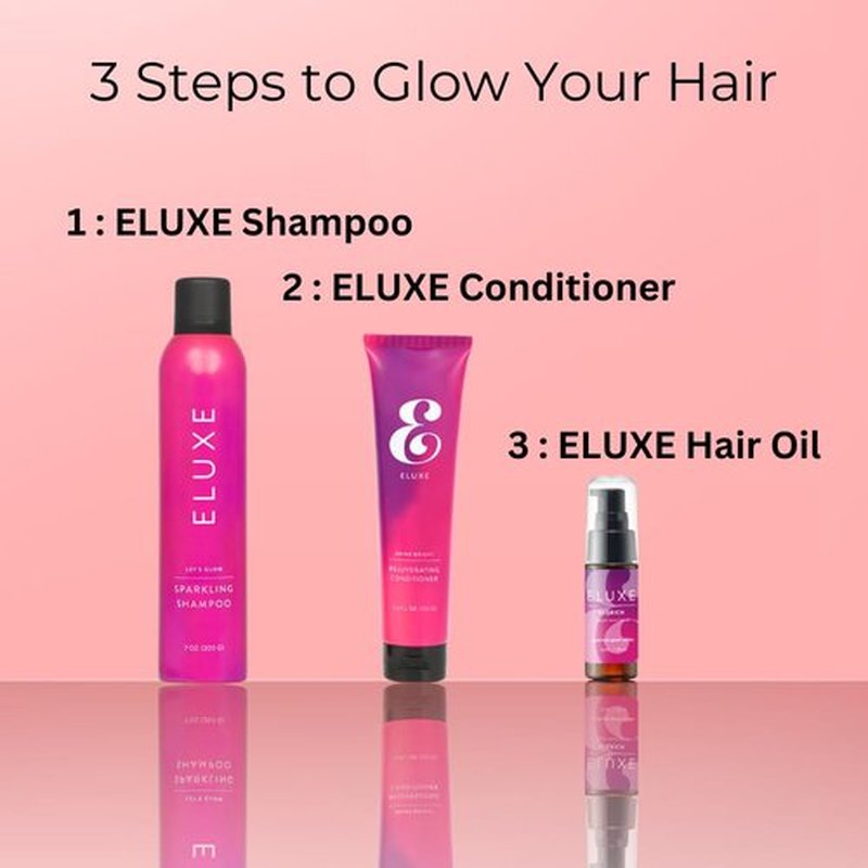 ELUXE Hair Oil - Smooth & Moisturize Frizz | Deep Hydration for Damaged Hair | 1 fl oz