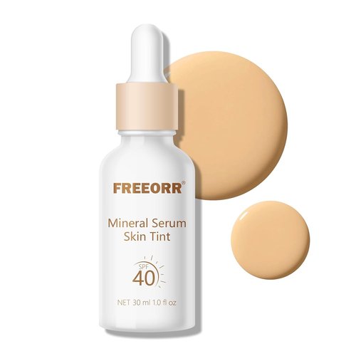 Skiennix Skin Tint | SPF 40 Tinted Mineral Sunscreen Serum with Zinc Oxide | Natural Beige, 1 Fl Oz