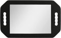 Hairdressing Foam Mirror with Double Handle - Black Handheld Lightweight Mirror for Barbers and Hair Salons - Back of Head Haircuts View Mirrors