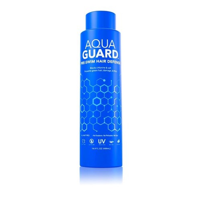 AQUA GUARD Pre-Swim Hair Defense - Prevent Chlorine Damage & Soften Hair | Family Size 16.9 oz