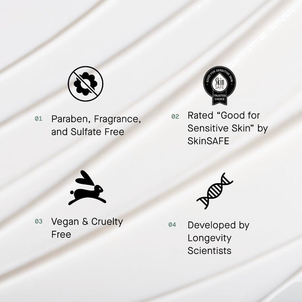 OneSkin FACE OS-01 Peptide Topical Supplement MINI | Skin Longevity Age Reversal Moisturizer | Safe for Sensitive Skin, Fragrance-Free, 15 mL / 0.5 oz