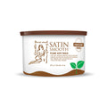 Satin Smooth Soy Hair Removal Wax - Painless Waxing for Sensitive Skin, Effective for Face, Legs, & Bikini, Ideal for Fine to Coarse Hair 14 oz