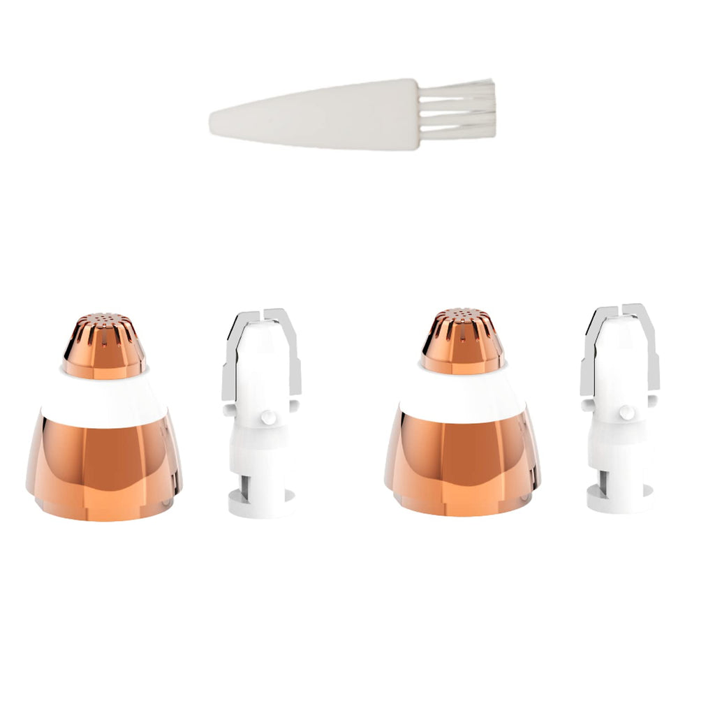 For Finishing Touch Flawless Brows Eyebrow Pencil Hair Remover Replacement Head,As Seen On TV,Upgraded 18K Gold With Cleaning Brush (18K-Gold-2pcs)