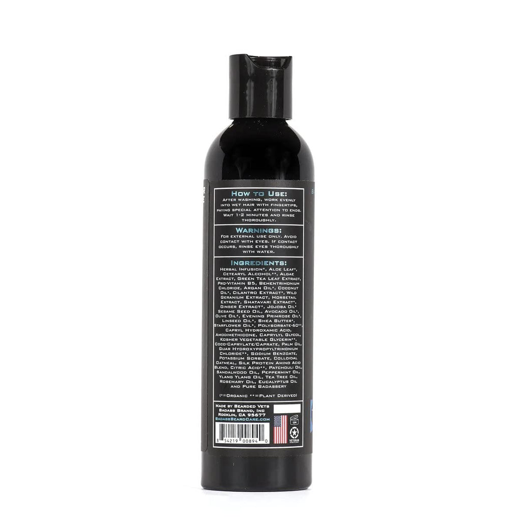 Badass Beard Care Beard Conditioner For Men - THE BIKER, 8oz - Made of Natural Ingredients for A Healthy, Soft, & Itch Free Beard and Mustache