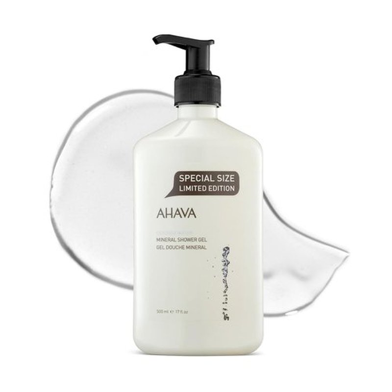 AHAVA Dead Sea Water Shower Gel - Hydrating Mineral Formula for Refreshing Cleanse