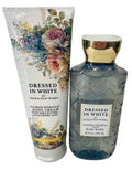 Bath & Body Works Dressed in White | Ultimate Hydration Body Cream & Gel Wash Set - 2 Pieces