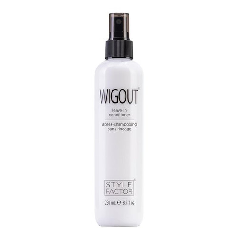 Style Factor WIGOUT Leave-In Conditioner Spray - Lightweight Hydrating Mist for Frizz Control & Shine - 8 oz