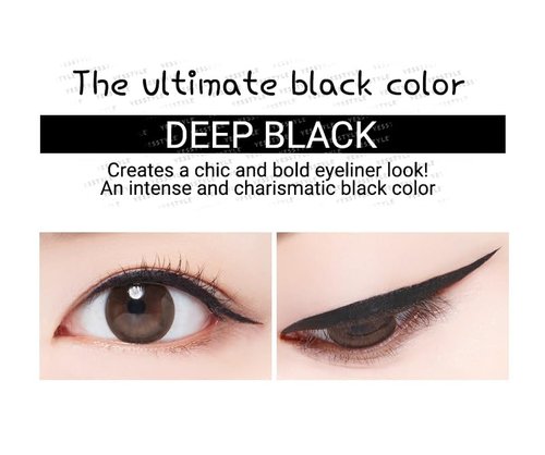 MACQUEEN - Deep Black Waterproof Pen Eyeliner | Long-Lasting, Smudge-Proof Formula