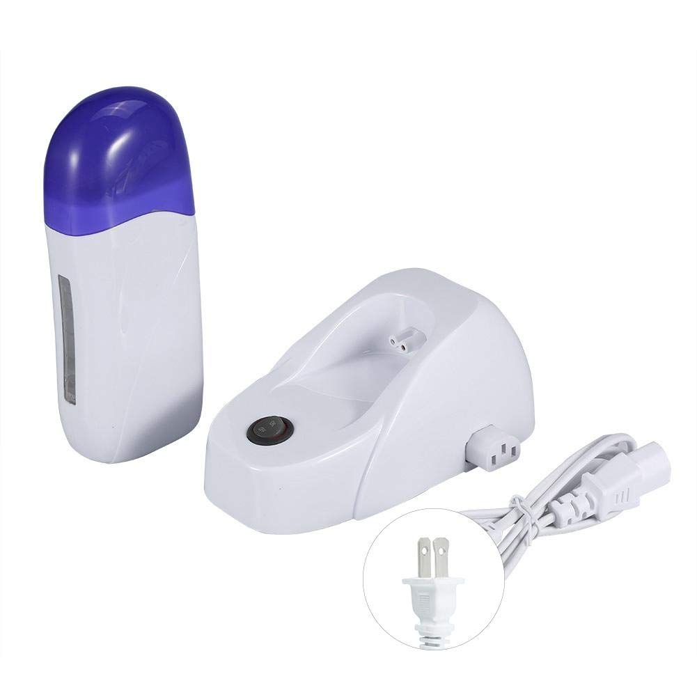 Sonew 3 Types Wax Warmer, Portable Cartridge Wax Depilatory Roller Heater, Hair Removal Machine for Body, Face, Armpits, Legs, Bikini Line, Unisex