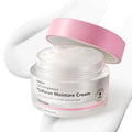 Hanskin Hyaluron Moisture Cream - Hydrating Korean Cream for Glass Skin | Lightweight Formula with Hyaluronic Acid, Niacinamide & Vitamin E | Ideal for Sensitive & Dry Skin (1.69 fl oz)